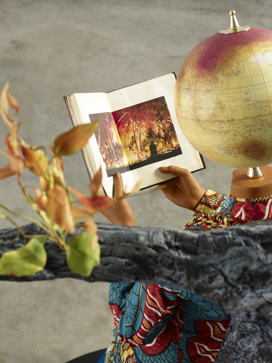 YINKA SHONIBARE WITH EARTH KIDS AT JAMES COHAN GALLERY –